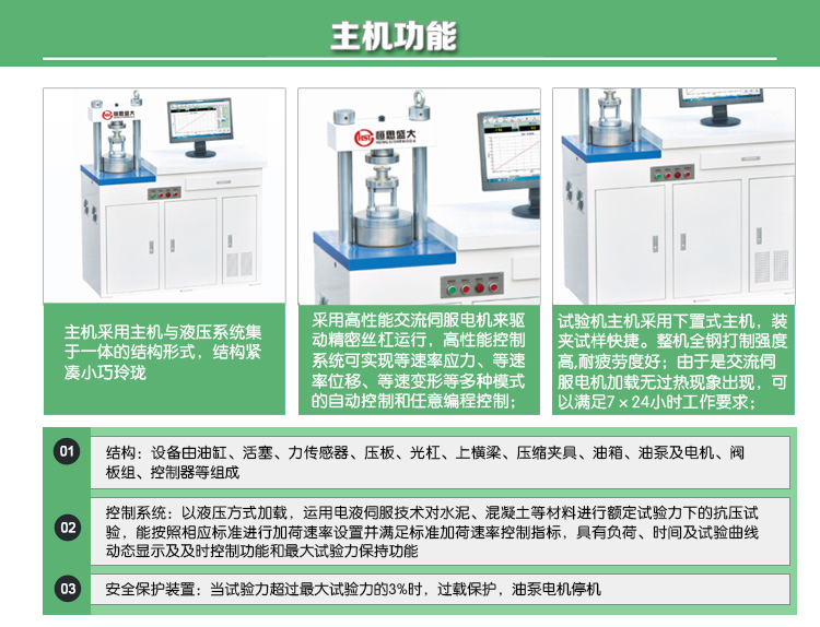 YAW-100B恒应力压力试验机