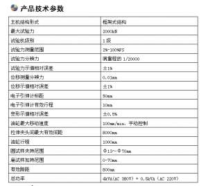 200吨微机屏显卧式拉力试验机